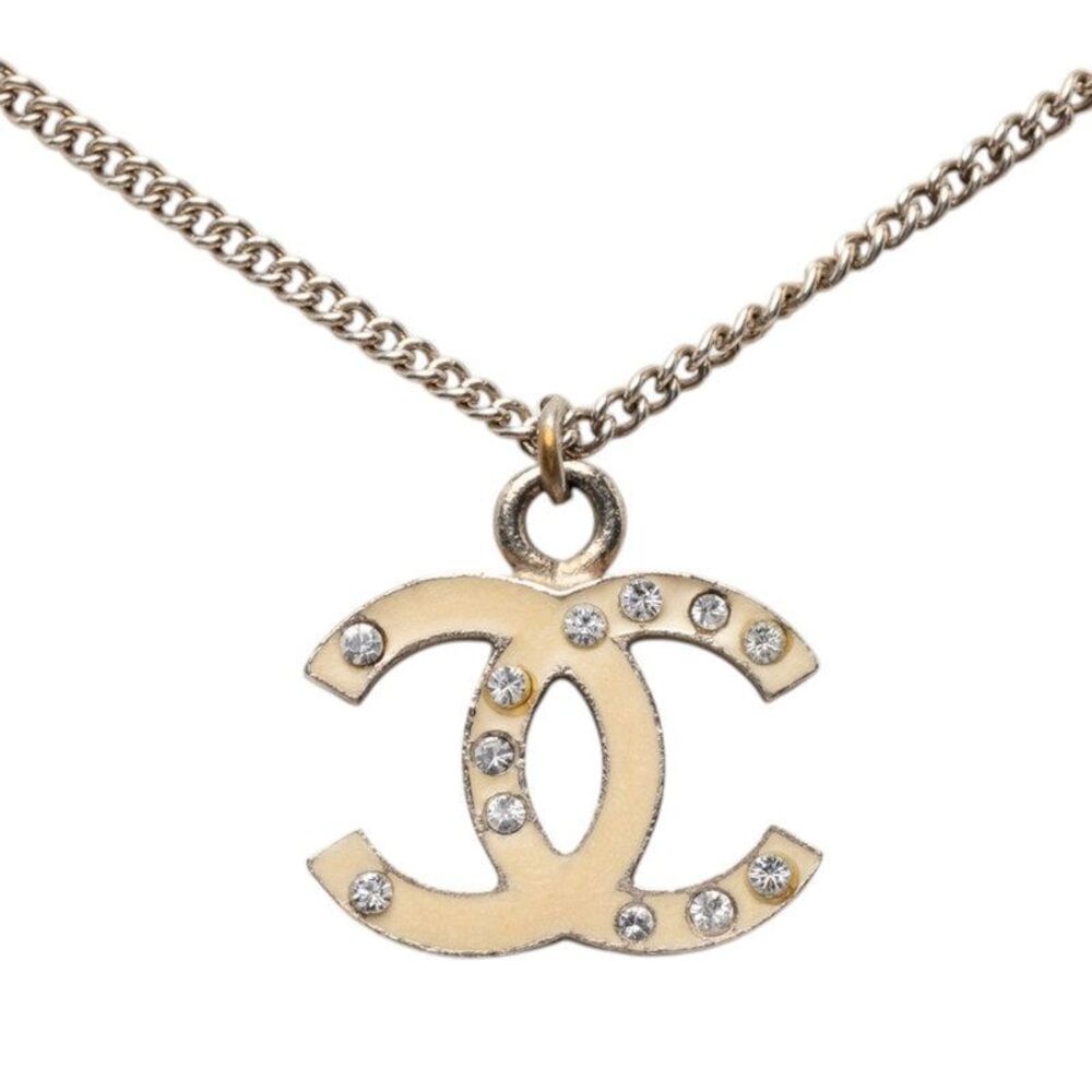 Chanel Coco Mark Rhinestone Necklace